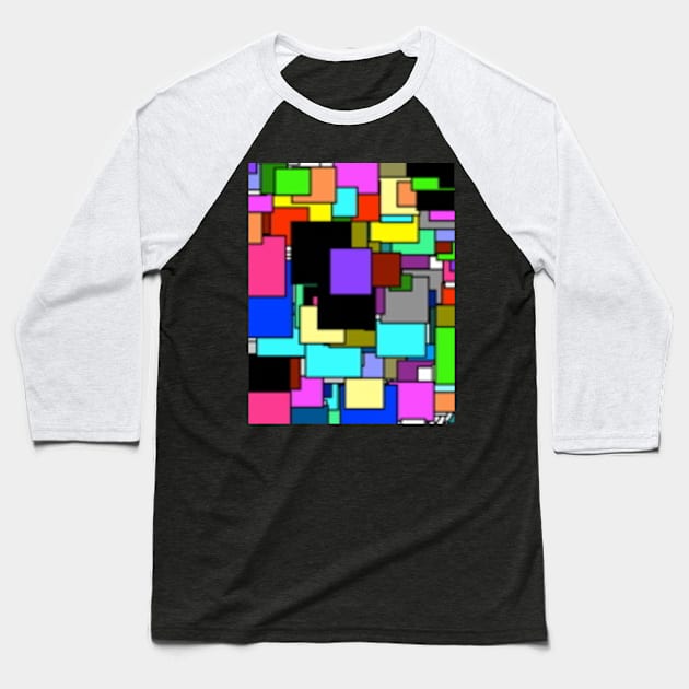 Color Blocks Baseball T-Shirt by irenzero